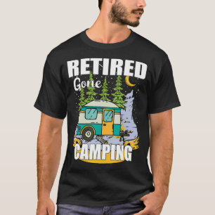 Camiseta Gracioso Camping Retirado Disfruta De Tu Jubilació