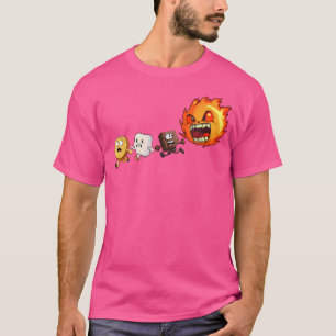 Camiseta Gracioso camping Smores Campfire Biscuit Chocolate
