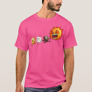 Camiseta Gracioso camping Smores Campfire Biscuit Chocolate