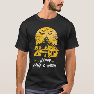Camiseta Gracioso Campoween Halloween Happy Camp-O-Ween, Ca