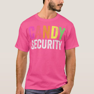 Camiseta Gracioso Candy Security Halloween Costume 172