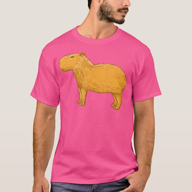 Camiseta Gracioso capibara Cute Animal (Anverso)