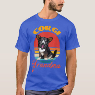 Camiseta Gracioso Cardigan Welsh Corgi Abuela Perro Lover M