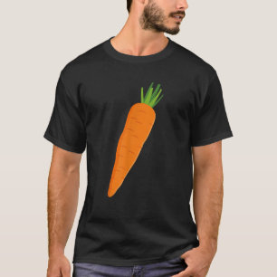Camiseta Gracioso Carrot Vegetable Halloween T Shirt Costum