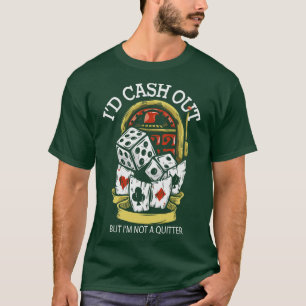 Camiseta Gracioso Casino Gambler Apuestas de Apuestas de Ap