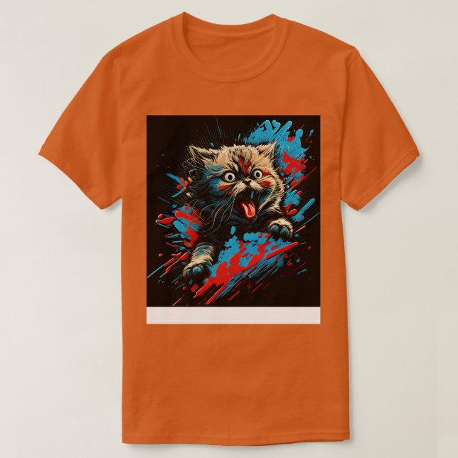 Camiseta Gracioso Cat 2 (Diseño del anverso)