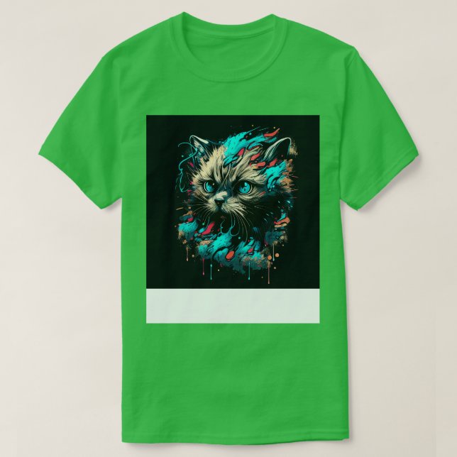 Camiseta Gracioso Cat 4 (Diseño del anverso)