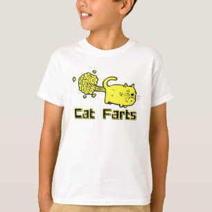 Camiseta Gracioso Cat Farts