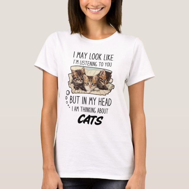 Camiseta Gracioso Cat Lover (Anverso)