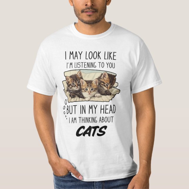 Camiseta Gracioso Cat Lover (Anverso)