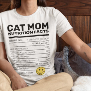 Camiseta Gracioso Cat Mom   Gato Lover   Crazy Cat Lady