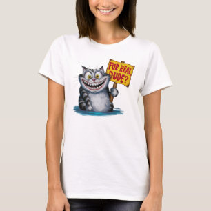 Camiseta Gracioso Cat Pun