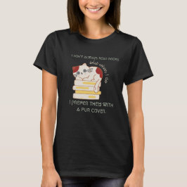 Camiseta Gracioso Cat Pun para Bookwors