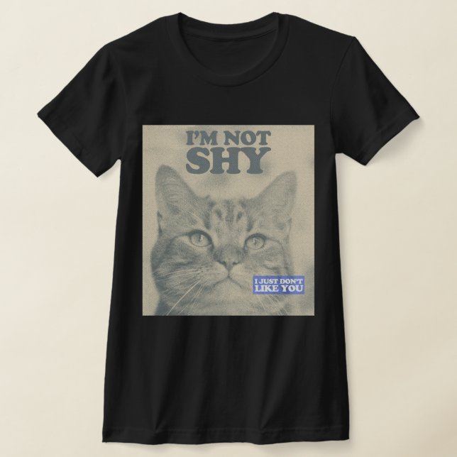 Camiseta Gracioso Cat T Shirt (Distribución)