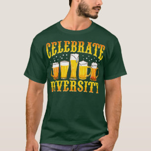 Camiseta Gracioso celebra la diversidad de beber cerveza de