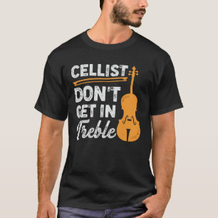 Camiseta Gracioso Cello Player Violoncello Cellist Gift