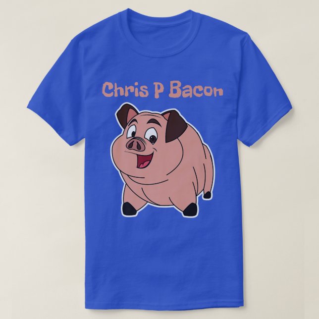 Camiseta Gracioso cerdo Chris P Bacon Name Premium (Diseño del anverso)