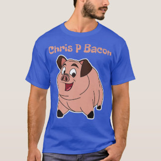 Camiseta Gracioso cerdo Chris P Bacon Name Premium