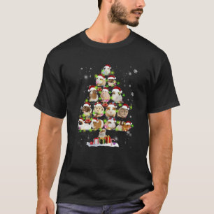 Camiseta Gracioso Cerdo de Guinea Ornamento de árbol de Nav