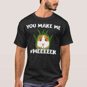 Camiseta Gracioso Cerdo De Guinea Para Hacerme Rueda