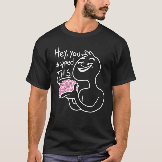 Camiseta Gracioso Cerebro Sórdido Sarcástico Eche Esto (Anverso)