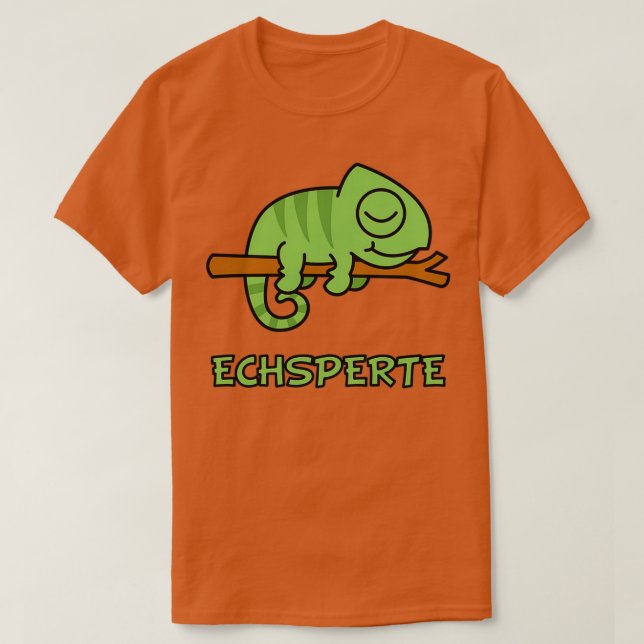 Camiseta Gracioso Chameleon Geckso Echsperte Gift Idea (Diseño del anverso)