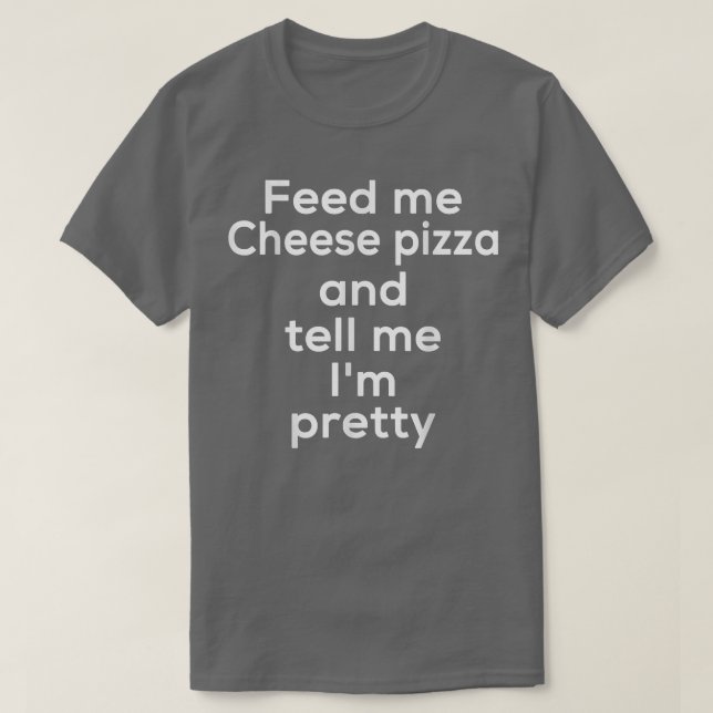 Camiseta Gracioso Cheese Pizza Italiano Comida Lover Foodie (Diseño del anverso)