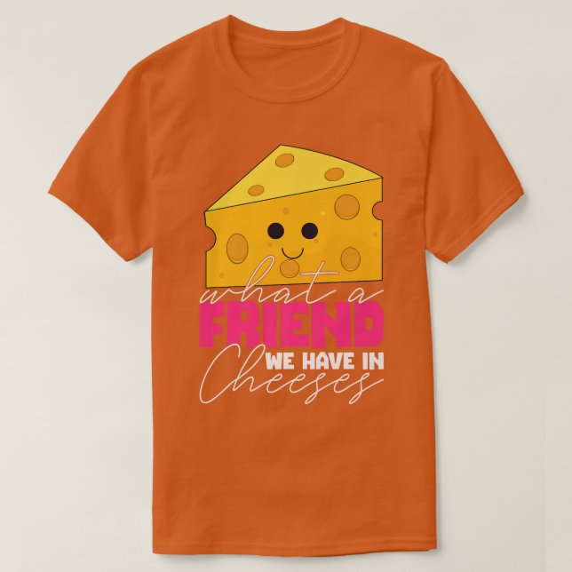 Camiseta Gracioso Cheese Pun Mejor Amigo Bff Couple Costume (Diseño del anverso)
