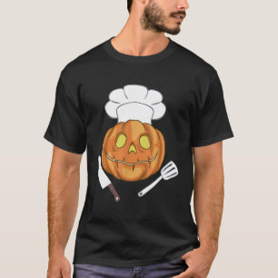 Camiseta Gracioso Chef Halloween T-Shirt Gracioso Mostrador