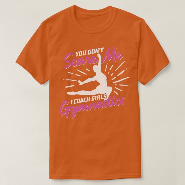 Camiseta Gracioso Chica Gimnastic Coach Coaching Gift (Diseño del anverso)