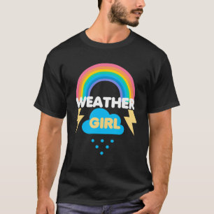 Camiseta Gracioso Chica Meteorólogo Meteorología Nube de 