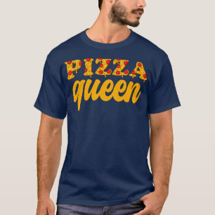 Camiseta Gracioso Chica Pizza Reina Italiana Lover 97
