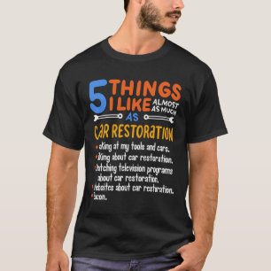 Camiseta Gracioso Chico Regalo 5 Cosas Que Me Gustan Tanto