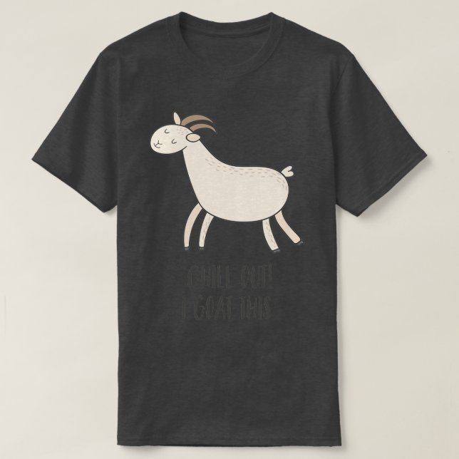 Camiseta ¡Gracioso Chill De Cabra! Me Voy Esto (Diseño del anverso)