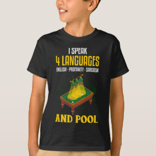 Camiseta Gracioso Chiste Billiards Sarcástico Billard Pool