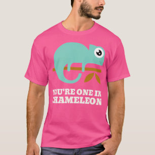 Camiseta Gracioso Chiste De Amor Chameleon Pun Eres Uno En 