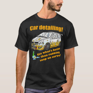 Camiseta Gracioso Chiste de lavado de coches de coches que