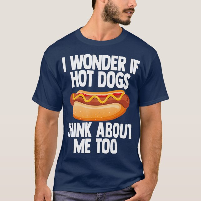 Camiseta Gracioso Chiste de Perro Caliente Grill y Regalo d (Anverso)