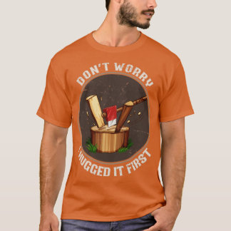 Camiseta Gracioso Chopping Wood Carpenter Lumberjack