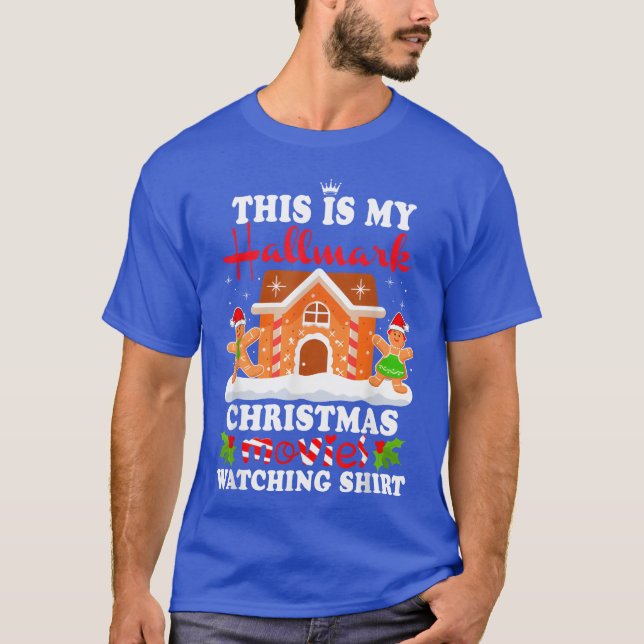 Camiseta Gracioso Christmashis es mi chico de Hallmarks Mov (Anverso)