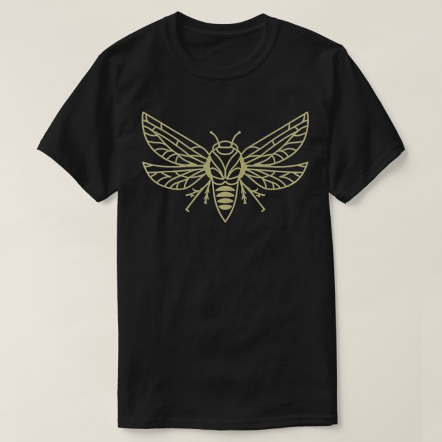 Camiseta Gracioso Cicada Bug Insectos Verano Naturaleza Lov (Diseño del anverso)