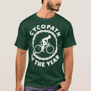 Camiseta Gracioso Ciclismo del año en bicicleta B
