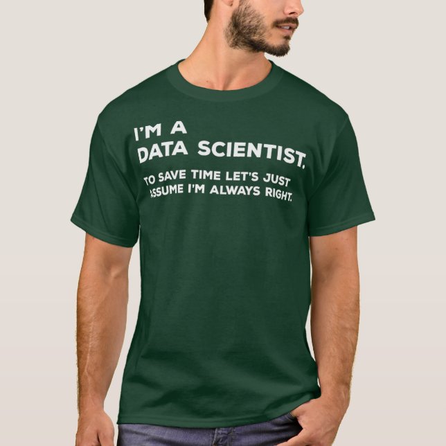Camiseta Gracioso científico de datos Big Data Science Gift (Anverso)