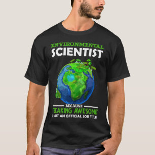 Camiseta Gracioso científico medioambiental humor científ