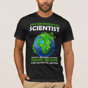 Camiseta Gracioso científico medioambiental humor científ