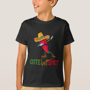 Camiseta Gracioso Cinco De Mayo Mexicano Cuido Pero Spicy C