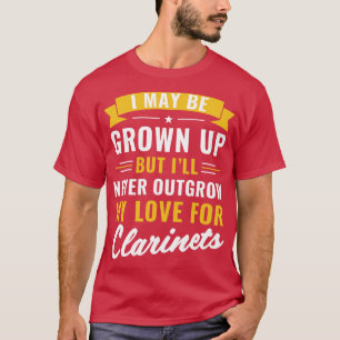 Camiseta Gracioso Clarinetista Jugador Clarín Supera Mi Amo