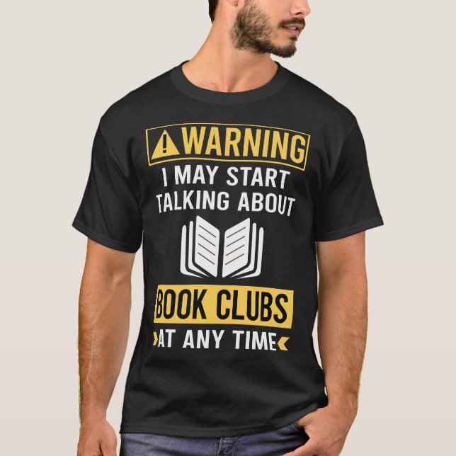 Camiseta Gracioso club de libros de advertencia (Anverso)