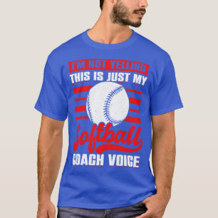 Camiseta Gracioso Coaching Softball Coach Gift