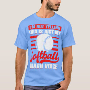 Camiseta Gracioso Coaching Softball Coach Gift